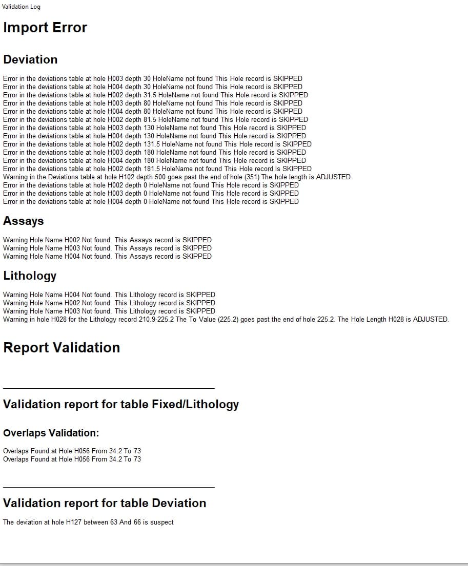 Genesis Logger Validation