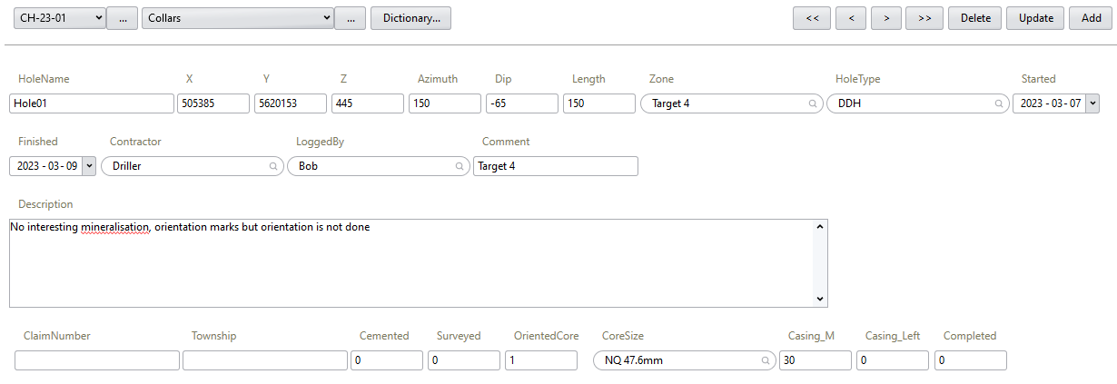 Genesis Logger Interface